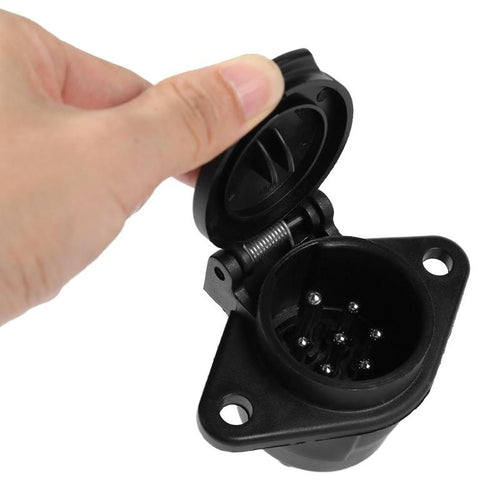 7-way Round Socket, Heavy truck