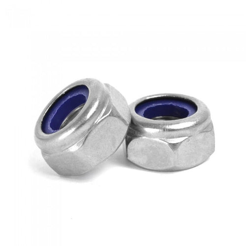 Nyloc Nut, Stainless, 10mm
